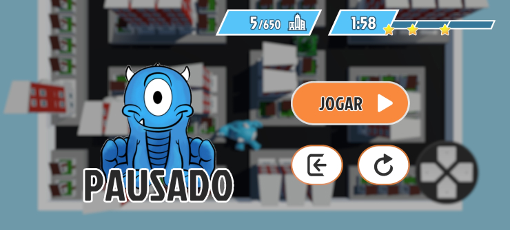 Print de momento de jogo do Arrasa Quarteirão